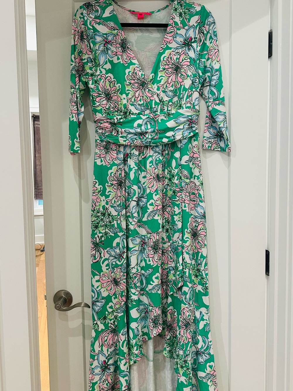 Lilly Pulitzer Moana 3/4 Sleeve Maxi Dress